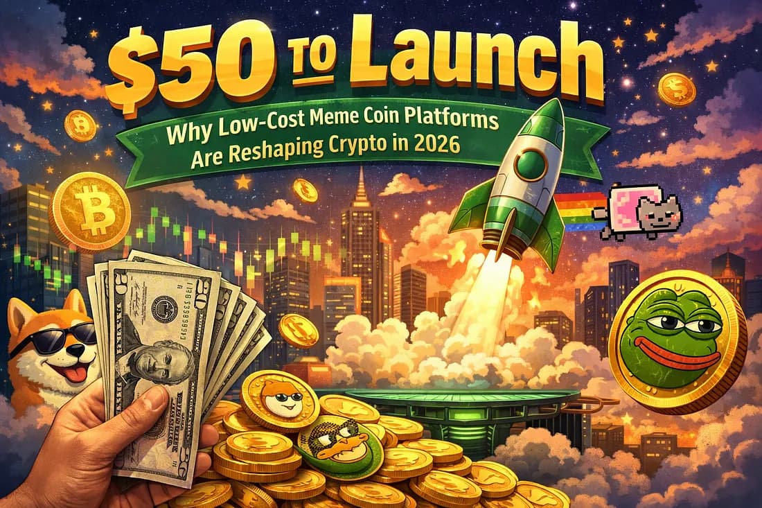 $50 to Launch Why Low-Cost Meme Coin Platforms Are Reshaping Crypto in 2026